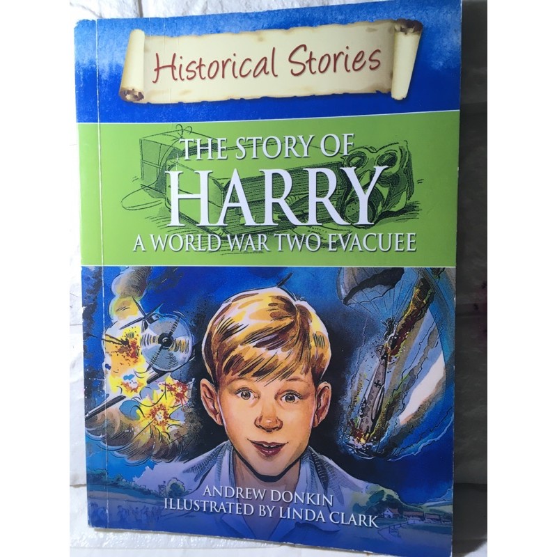 THE STORY OF HARRY A WORLD WAR TWO EVACUEE หนังสือเด็กปกอ่อน(มือสอง)-ac1ชุด2