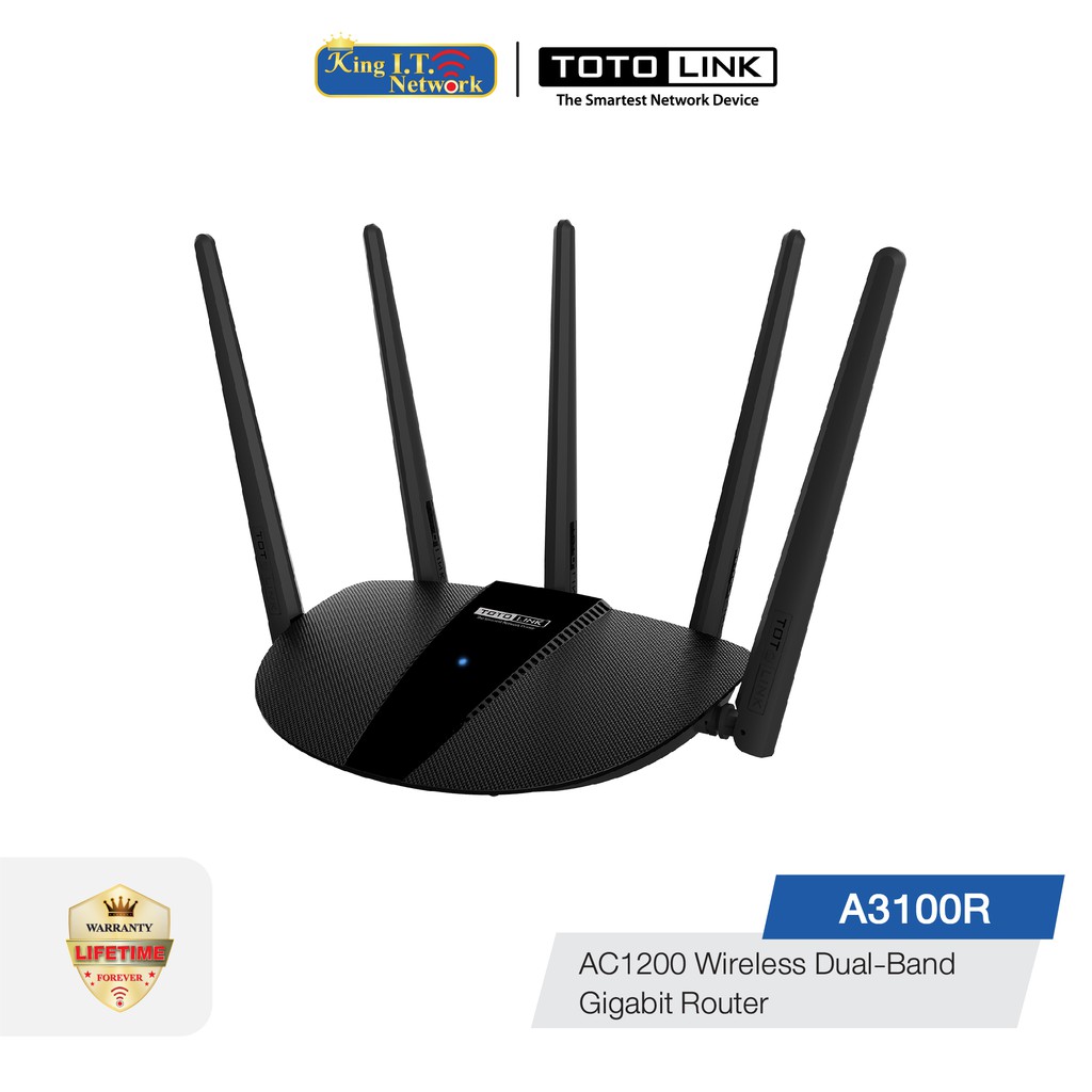 TOTOLINK (A3100R) AC1200 Wireless Dual Band Gigabit Router