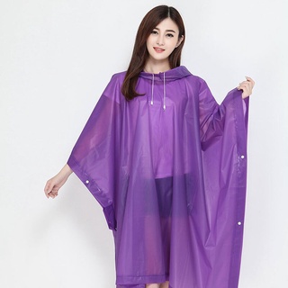 EVA เสื้อกันฝนแฟชั่น สไตล์เกาหลี Rain coats เสื้อกันฝนหญิง-ช…