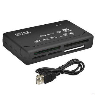 อะแดปเตอร์การ์ดรีดเดอร์ Usb 2 . 0 Sd Card Reader รองรับ Tf Cf Sd Mini Sdhc Mmc Ms Xd