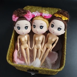 ตุ๊กตาเจ้าหญิงเปลือย สําหรับตกแต่งเค้ก ขนาด 18 ซม. 10 ชิ้นต่อชุด