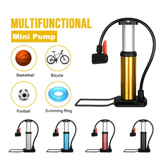 ที่สูบลมรถจักรยาน แบบพกพา เลือกได้ 5 สี Portable Bike Pump ที่สูบลมแบบเท้าเหยียบ