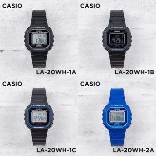 แท้ศูนย์ CMG 100% Casio LA-20WH LA-20 LA-20WHS สุดฮิต นาฬิกาเด็ก แท้ศูนย์ 1 ปี(2A น้ำเงิน)