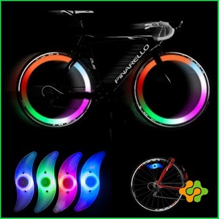 Arleen ไฟ LED ติดล้อจักรยาน ไฟติดล้อจักรยาน ไฟฉุกเฉิน กันน้ำ Bicycle Light