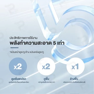 Deerma VX100/VX20 Handheld Vacuum Cleaner เครื่องดูดฝุ่น 2in1 ทั้งดูด ถู ล้างเชื้อโรคและสิ่งสกปรกต่างๆ เครื่องล้างพื้น