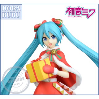 Sega Figure - Vocaloid Super Premium Miku Hatsune Christmas 2019  ฟิกเกอร์มิกุ คริสต์มาส 2019 ของแท้ จาก ญี่ปุ่น
