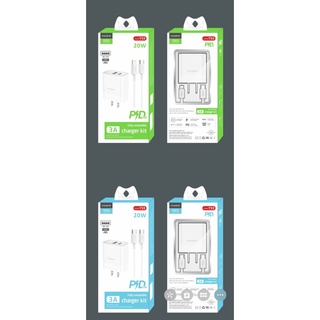 MAIMI T59 ชุดชาร์ท หัวพร้อมสาย type-c to type-c / type-c to ip