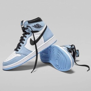 (ของแท้ 100% พร้อมส่ง) AIR JORDAN 1 HIGH OG “ UNIVERSITY BLUE “