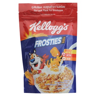 Kelloggs เคลล็อกส์ ฟรอสติส อาหารเช้าซีเรียลธัญพืช แผ่นข้าวโพดอบกรอบเคลือบน้ำตาล 70 ก. Kelloggs Frostiss Multigrain Bre