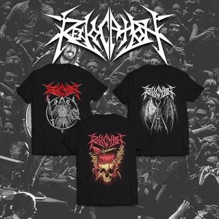 T-shirt  เสื้อยืด พิมพ์ลายวง Revocation Series DTG CornitS-5XL