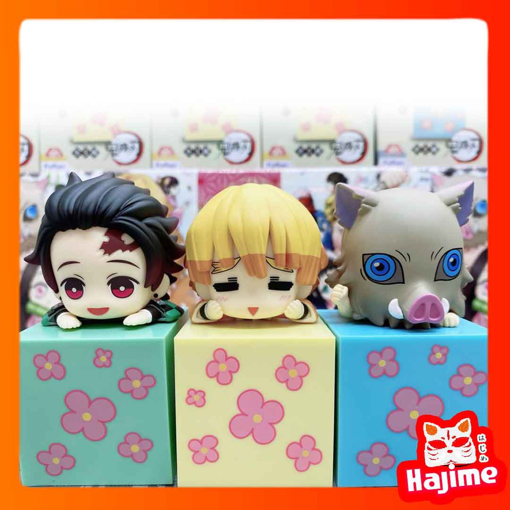 🌸 Figures ดาบพิฆาตอสูร 🌸 Furyu เกาะกล่องสุดน่ารัก Tanjiro, Zenitsu, Inosuke Lot.jp มือ1 ของเเท้💯