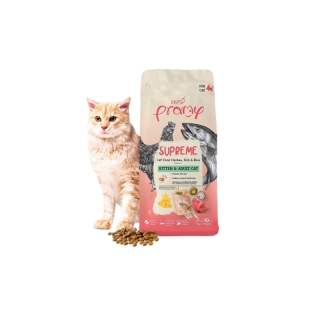 [แบ่งขาย 1kg]Pramy Supreme อาหารเม็ดแมว สำหรับแมวทุกช่วงวัย แบ่งขาย 1kg