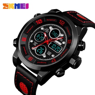 SKMEI Outdoor Sports Digital Watch Men 3Bar Waterproof Chronograph Stopwatch Dual Display Wristwatches relogio Masculino