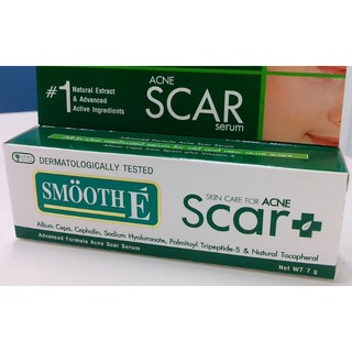 **ใหม่สุด ผลิต 07/18** Smooth E Acne Scar Serum 7 G ลดรอยแดงและรอยแผลเป็นสิว