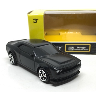 RMZ City Dodge Challenger SRT Demon - Matte Black Color /scale 1/64 (3 inches) in Box