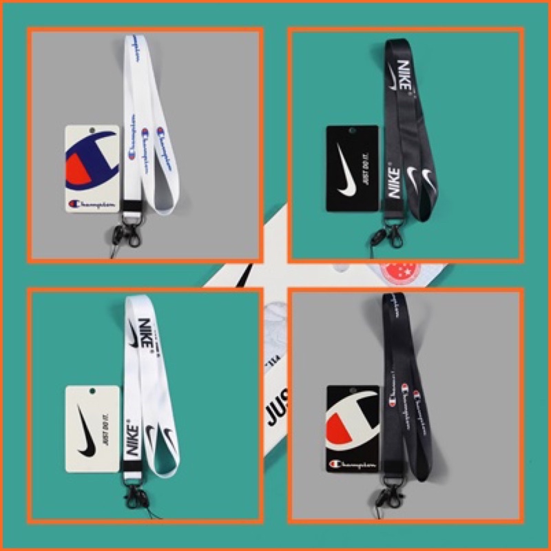 ส่งไว! พร้อมส่ง! สายคล้องคอแบรนด์ต่างๆ สายคล้องคอNIKE สายคล้องคอChampion