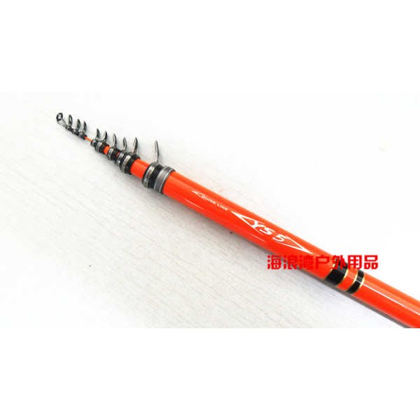 เบ็ดตกปลา South Korea Longcheng YS 5 Orange Rock Fishing Rod 4.3 5.3m ...
