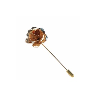 Pin/Brooch Suit เข็ดกลัดติดสูท ดอกไม้ สีทอง ชาย/หญิง