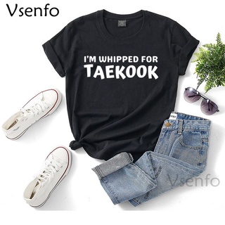 เสื้อยืดผู้ เสื้อยืด พิมพ์ลาย Kpop Taekook Bangtan Kim Taehyung And Jeon Jungkook T V And Jk Army Group สําหรับผู้ชาย S-