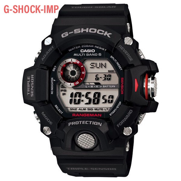 นาฬิกา G-Shock รุ่น GW-9400-1DR ดำ ของแท้ ประกัน Cmg 1ปี  Tough Solar