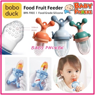 Boboduck เครื่องให้อาหารผลไม้ ซิลิโคน สําหรับเด็ก (1 ชิ้น)