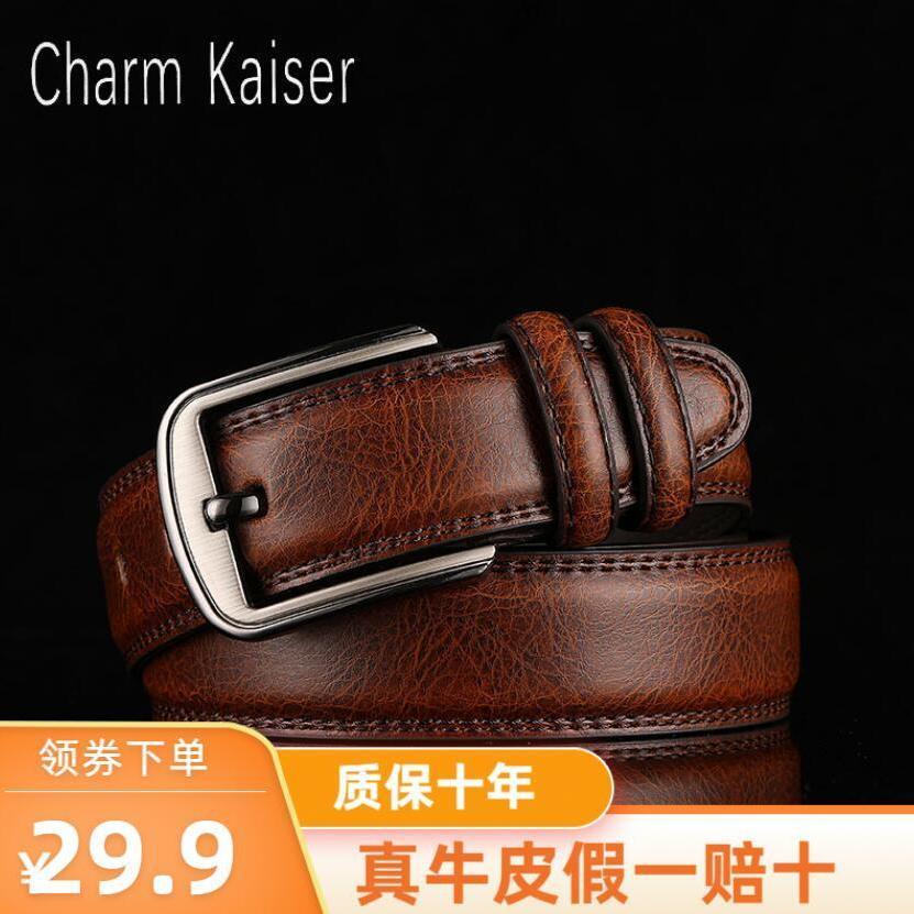 calvin klein men's brown belt