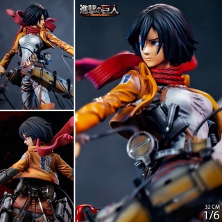 LC Studio Attack on Titan Shingeki Kyojin ผ่าพิภพไททัน Mikasa Ackerman มิคาสะ แอคเคอร์แมน อัคเคอร์แมน 1/6 Resin Statue