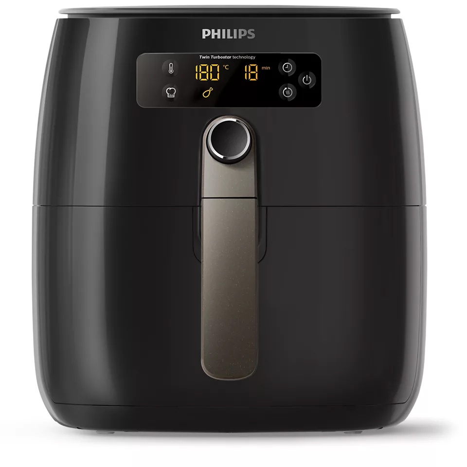 PHILIPS Air Fryer หม้อทอดอากาศ หม้อทอดไร้น้ำมัน ความจุ 4.5 ลิตร HD9741/11 - Rapid Air, NutriU app รับประกันศูนย์ 2 ปี
