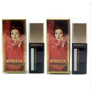 Merrezca Lovely Shimmer Facial Make Up Base 50 ml. เบสชมพู