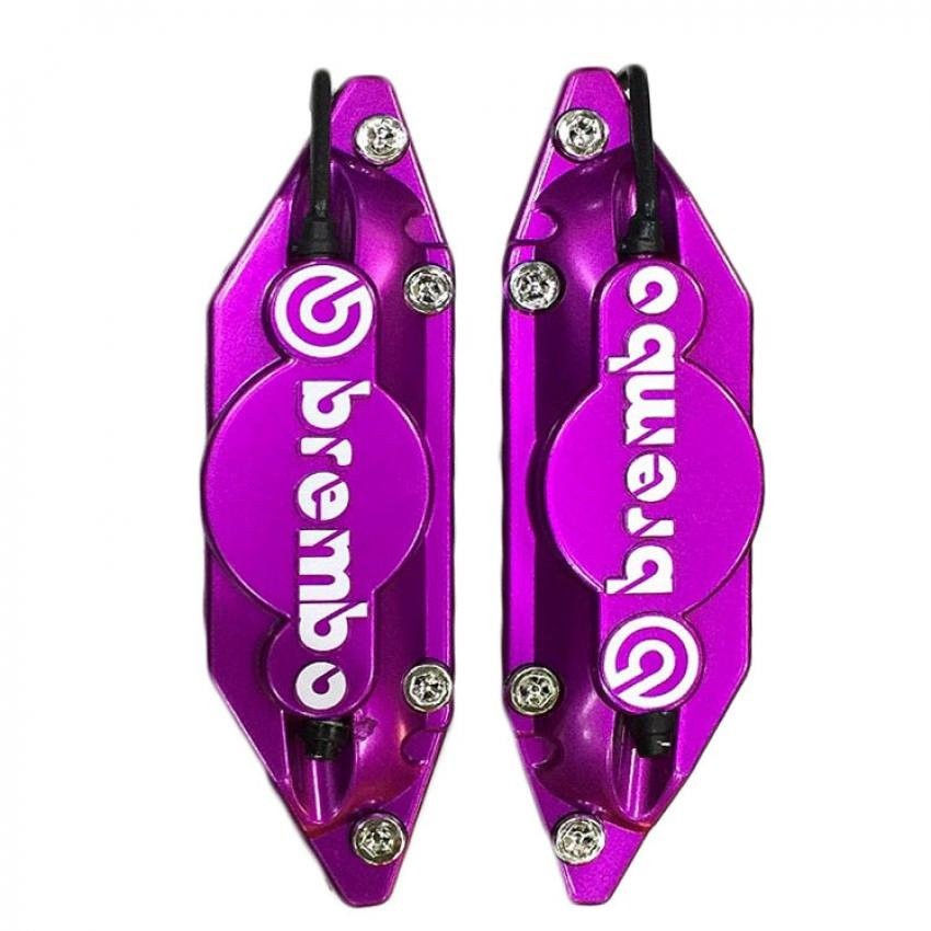 ครอบคาลิปเปอร์ บนดิสเบรคด้านหลัง สำหรับล้อแมคแต่งรถยนต์ทุกรุ่นสีม่วง (PURPLE) 84-racing