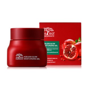 De Leaf Pomegranate Ageless Glow Moisturizing Gel 45g เดอลีฟ พอมิกราเนท เอจเลส โกลว์ มอยส์เจอร์ไรซิ่ง เจลทับทิม (กระปุก)