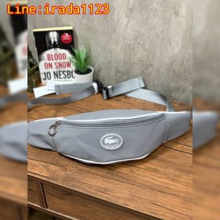 Lacoste Men’s Leather Waist Bag ของแท้ ราคาถูก