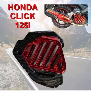 (สีเคฟล่า/แดง) ชุดครอบหม้อน้ำคลิก ฝาครอบหม้อน้ำHondaClick125i