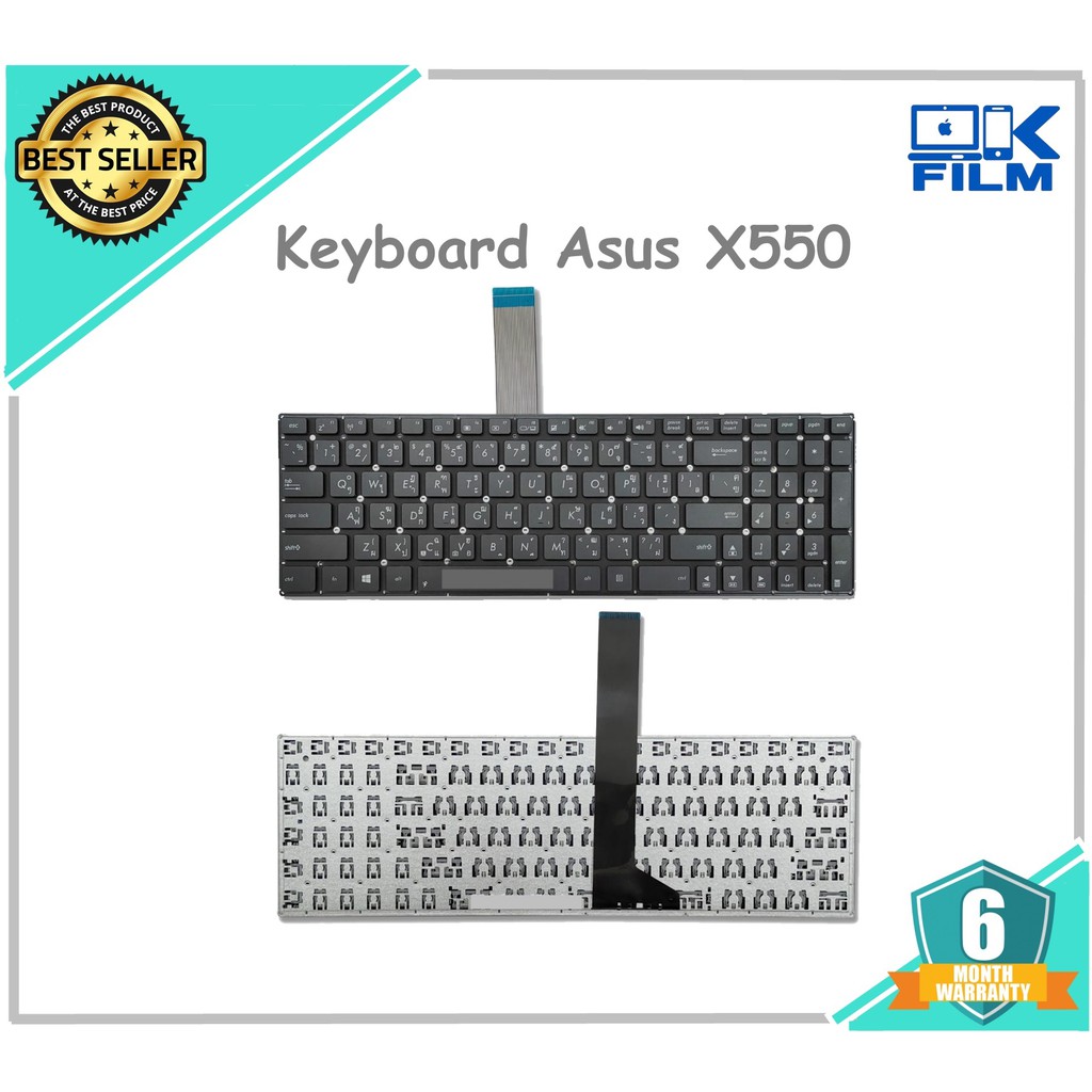 KEYBOARD ASUS คีย์บอร์ด ASUS K550 K550J K550Z X550 X550C X550CA X550CC X550CL X550VC X551 X551C X551