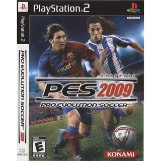 แผ่นเกมส์ PES 2009 PS2 Playstation2 คุณภาพสูง ราคาถูก