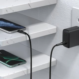 AUKEY สายชาร์จเร็วไอโฟน 8-14 Series PD 20W Kevlar USB-C to Lightning Cable มาตรฐาน MFI | CB-AKL3/4
