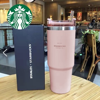 Starbucks Stanley 30oz แก้ว สแตนเลส แก้วเก็บความเย็น แก้วน้ำเก็บอุณหภูมิ Car Cup