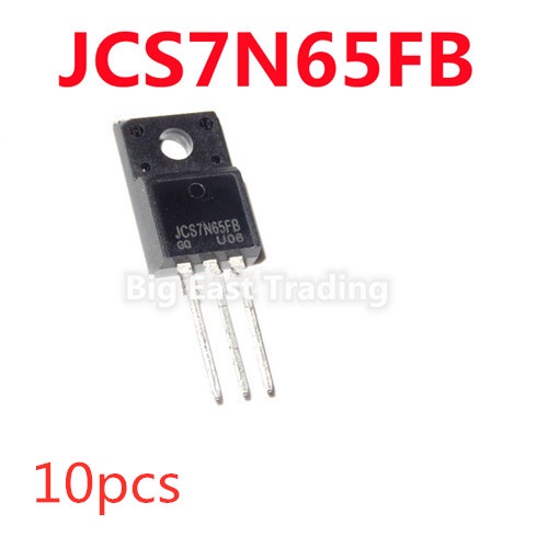 10 ชิ้น JCS7N65FB 7N65FB TO-220F 650V 7A รับประกันคุณภาพ betterway