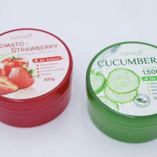 Topfaceเจล  เจลtomato strawberry cucmber เจลว่านหางจระเข้