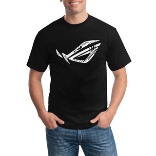 [COD]Gildan เสื้อยืด ผ้าฝ้าย 100% พิมพ์ลาย Baju Rog Republic Of Gamers Asus คุณภาพสูง สําหรับผู้ชายS-5XL