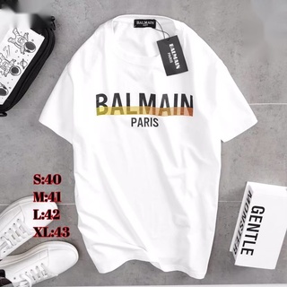 balmain เสื้อยืดแขนสั้น