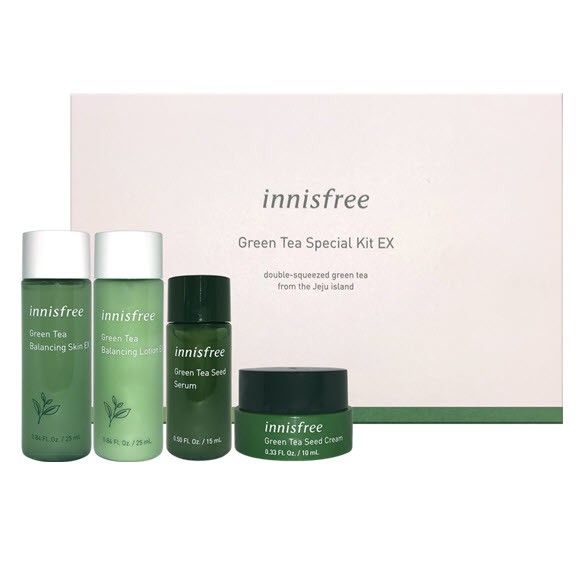 แพ็คเกจใหม่ !!! Innisfree green tea special kit EX 4 ชิ้น shopbylove