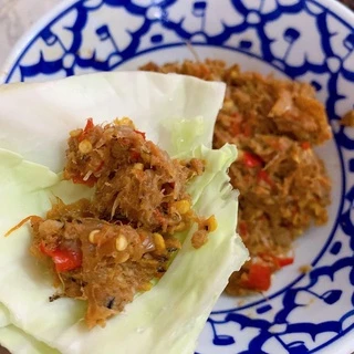 ขายดีมาก💥น้ำพริกปลาทูผัดแห้ง มี2สูตร ดั้งเดิม/คลีน ไม่หวานเปรี้ยวนิดเผ็ดกำลังดีเนื้อปลาทูเน้นแซ่บมาก
