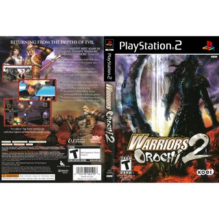 แผ่นเกมส์ PS2 Warriors Orochi 2   คุณภาพ ส่งไว (DVD)