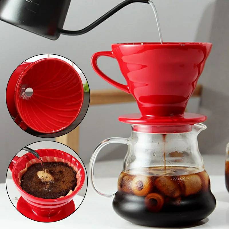 ถ้วยกรองกาแฟเซรามิก กรองดริปกาแฟ Coffee ceramic filter cup VTC1,VTC2 สินค้าพร้อมส่ง