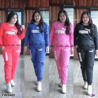 Set #Bigsize เสื้อยืดแขนยาวและกางเกงขายาว