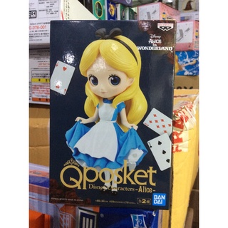 ✅  สินค้าพร้อมส่ง : Q posket Disney Characters - Alice -(A Normal color ver)