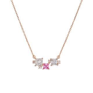 A.CEMI Mininail Necklace In Pink Gold