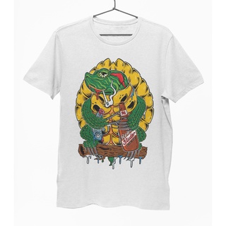 คอตต้อนคอกลมเสื้อยืด Unisex รุ่น Turtle Edition T-Shirt สวยใส่สบายแบรนด์ Khepri 100%cotton comb ผ้าคอตต้อนพรีเมียม รีดทั