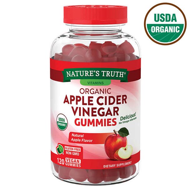 Nature's Truth Organic Apple Cider Vinegar Gummies - 120 Gummies main image 0